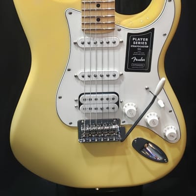 Fender Player Stratocaster HSS with Maple Fretboard 2021 Buttercream image 2