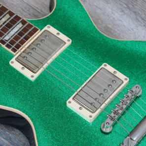 Rare and MINTY! Gibson Les Paul Custom Shop Standard 2008 Vintage Green Sparkle + COA and OHSC image 21