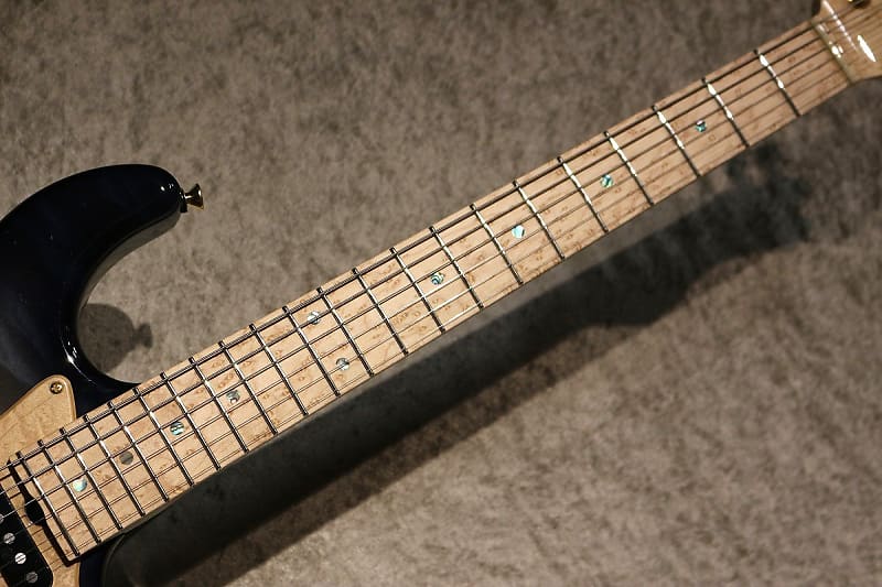 ギター Kino frawdit 22F SSH Ash/Flame Tochi Top Kino frawdit 22F SSH Ash/Flame Tochi Top/Evertone PU Trans