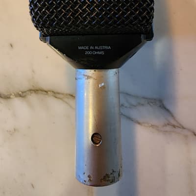 AKG D12 E Cardioid Dynamic Microphone 1970s - 1980s - Black / Silver image 5