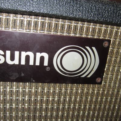 Vintage 1969 SUNN 2000 S Amplifier Head Black image 3