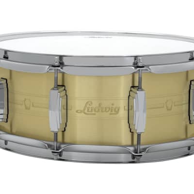 Ludwig LBR5514 Heirloom Brass 5.5x14" Snare Drum with Imperial Lugs