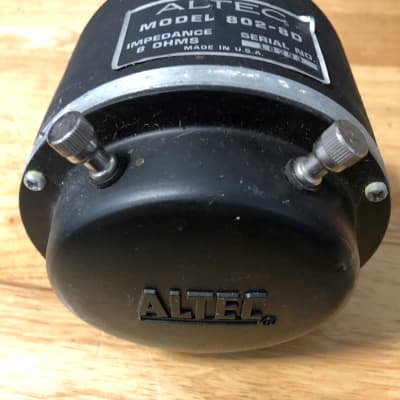 Altec Lansing 802-8D 30 Watt PA Horn Driver 8 Ohm Used | Reverb