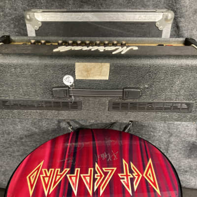 Marshall Vivian Campbell's, Def Leppard JCM 2000 DSL 100 Dual Super Lead 2-Channel 100-Watt Guitar Head (VC #5025) 1990s, Plus Tour Artifacts and Def Leppard Union Jack Tank! image 14