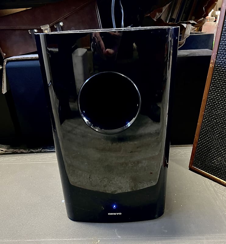 Onkyo SKW-770 Powered Base Reflex Down-Firing Subwoofer 120W; | Reverb