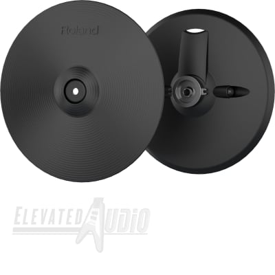 Roland VH-13 Black V-Hi-Hats, You NEED these for your  V-drum kit. Buy from CA's #1 Dealer Now ! image 1