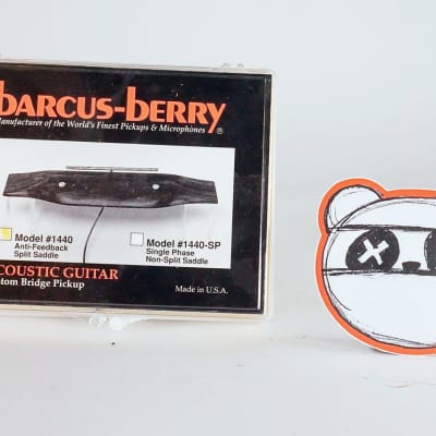 Barcus Berry Model 1440 Anti Feedback Under Saddle Acoustic Guitar Pickup image 1