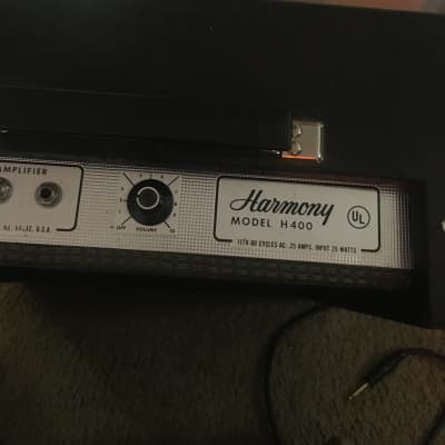 Harmony H400 Small Tube Amp for repair image 2