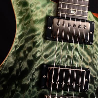 NEW Paul Reed Smith Wood Library Custom 24 Fatback in Brian’s Limited Trampas Green Fade! image 7