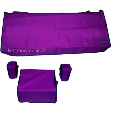 Deluxe Dust Cover Set For Yamaha Tyros 3, 4, 5  ( 61 Key ) Purple