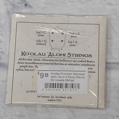 Ko'olau Precision Radiused Alohi Tenor 4 String Wound 4th Ukulele Strings image 2