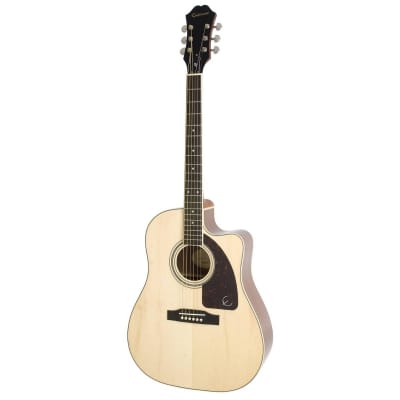 Epiphone AJ-220SCE Advanced Jumbo Acoustic-Electric Guitar (Natural) for sale