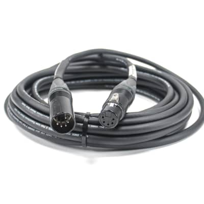 20' ft. Elite Core CSD5-NN Premium Hand-Built 5-Pin DMX Cable w/ Neutrik XX Connectors image 2