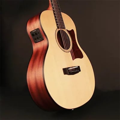 Cort LCJWAOP Little CJ Walnut Spruce Top Mahogany Neck 6-String Acoustic-Electric Guitar w/Gig Bag image 2