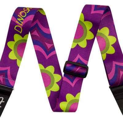 Fender J Mascis Magenta Flower Strap