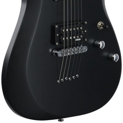 Schecter C-6 Deluxe Electric Guitar, Satin Black image 5