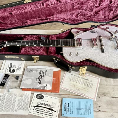 1989 Gretsch Silver Jet 6129 Sparkle | Reverb