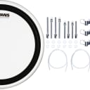 Evans GMAD Clear Drumhead with Damping System - 18" + Zildjian... - Value Bundle