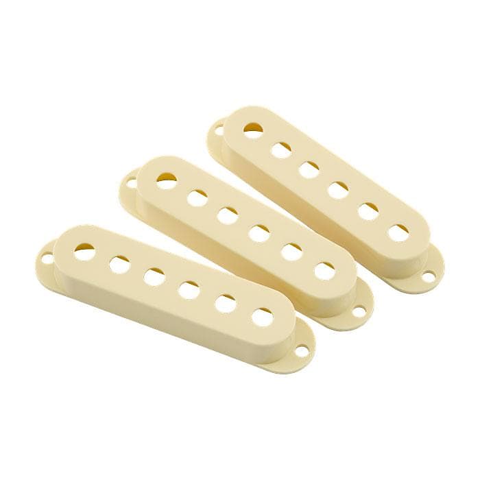 Fender Road Worn Aged Stratocaster Pickup Covers Aged White (3) 0997207000 image 1