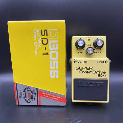 BOSS SD-1 Super Overdrive 1984 - (Made in Japan) | Reverb