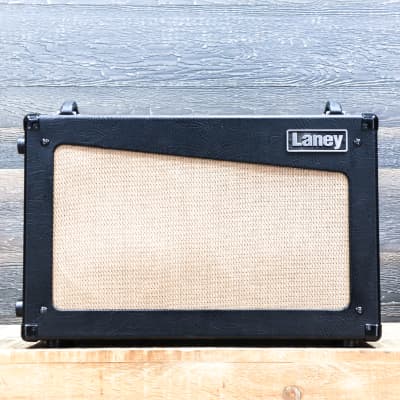 Laney CUB CAB with Warehouse G12C/S 150-Watt 8-Ohm 2x12" Guitar Cabinet w/Cover image 1