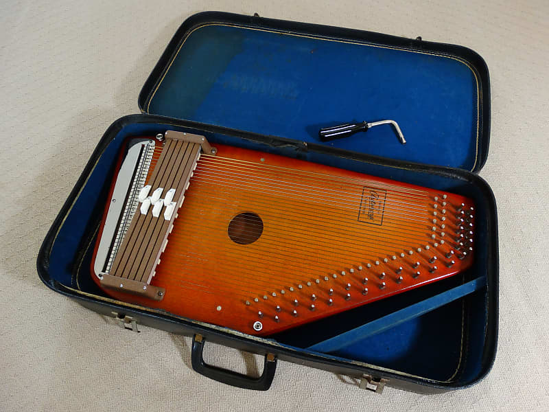 Oscar Schmidt Custom Diatonic Autoharp 1970's, Appalachian Reverb
