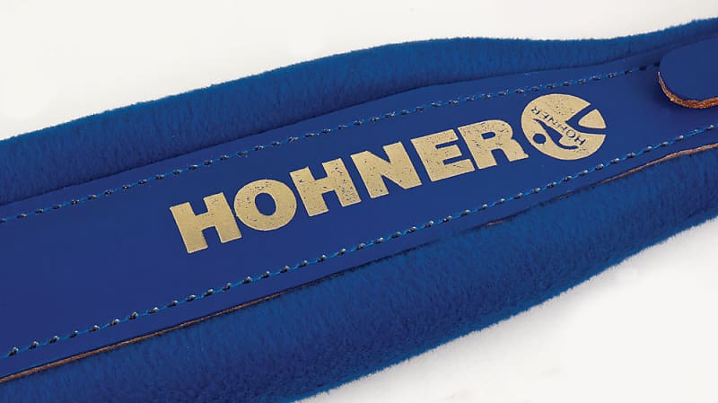 New Blue Leather Plush Hohner Accordion Straps ACC7