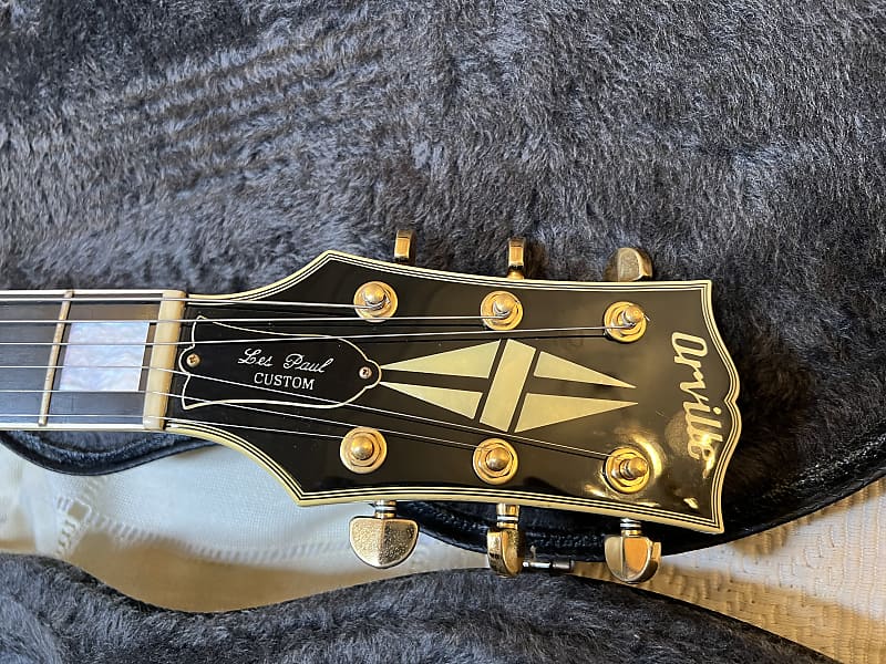 Orville LPC-85 Les Paul Custom Ebony 1997 - Rare | Reverb