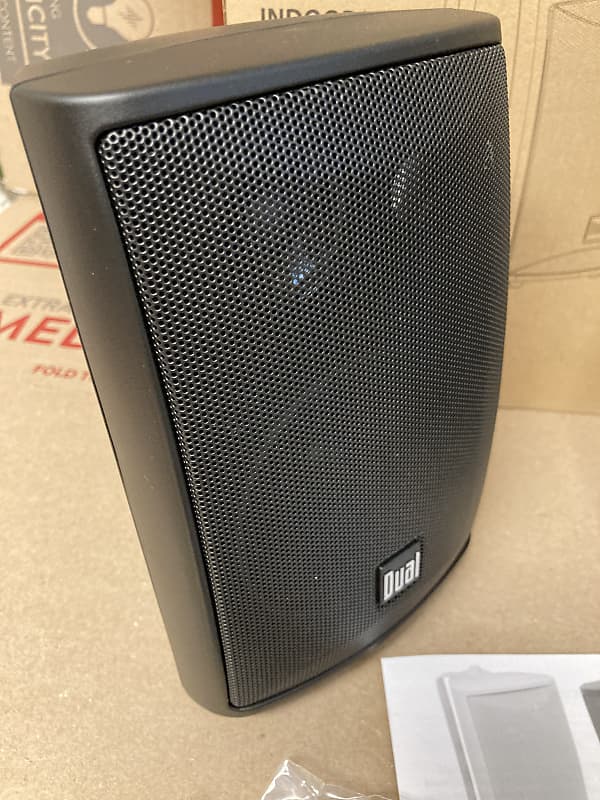Dual LU43PB Black weatherproof indoor/outdoor speaker pair 4ohm/50-100 Watts image 1