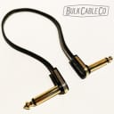 1 Pack - EBS Flat Patch Cable - 11" Length - PG-28 Deluxe Premium Gold - RA/RA - Ultra Thin - 28cm