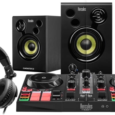 Hercules DJ Learning Kit MK II - DJ Controller, Speakers & Headphones image 1