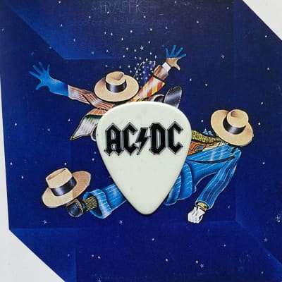 AC/DC Malcolm Young picture guitar pick | Reverb