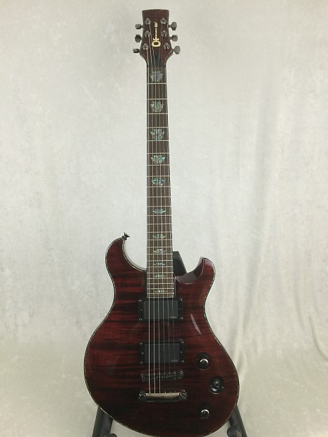 Charvel Desolation DC-1 ST Trans Red Flametop | Reverb