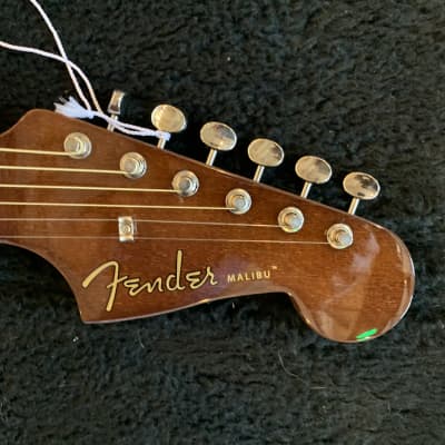Fender Malibu Player Acoustic-Electric Guitar Sunburst 4lbs, 1oz image 5