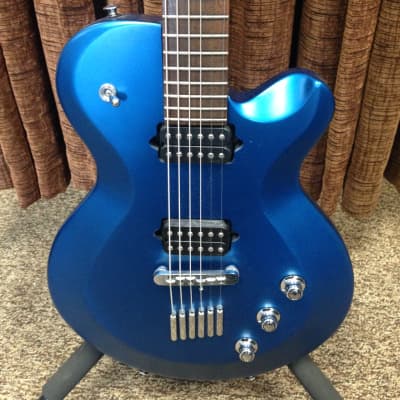 Yamaha  AES 820 D6 Drop 6 Baritone Electric Guitar Blue image 1