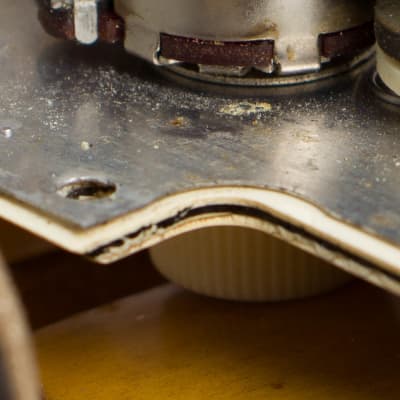 Fender Stratocaster Solid Body Electric Guitar (1965), ser. #L77176, vintage road case. image 19