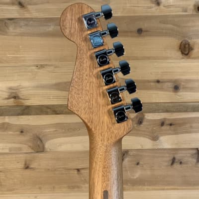 Fender American Acoustasonic Stratocaster Acoustic Guitar - Transparent Sonic Blue image 6