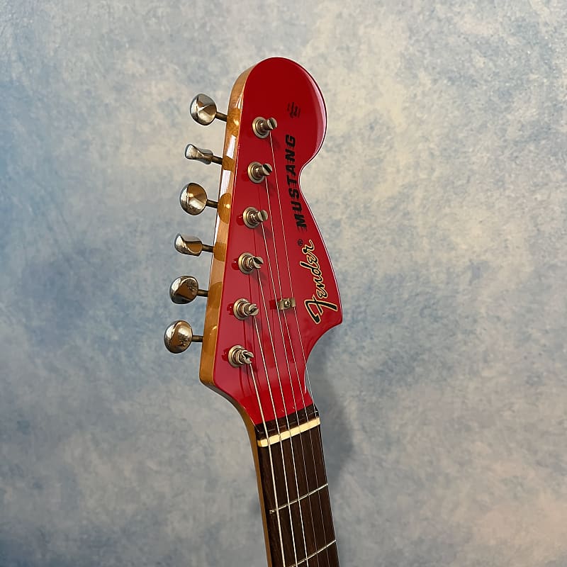 Fender MG-69 Matching Headstock Mustang 2010 Fiesta Red Made