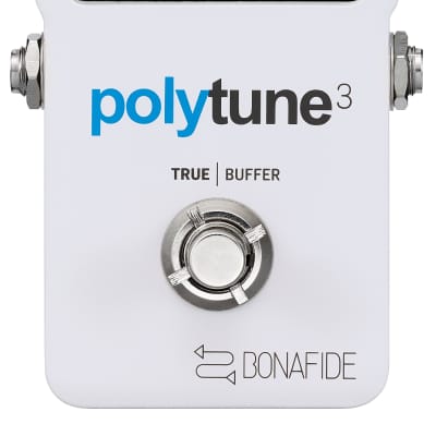 TC Electronic Polytune 3 Ultra-Compact Polyphonic Tuner with Multiple Tuning Modes;  Immaculate Cond image 1