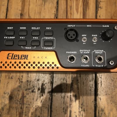 Digidesign Eleven Rack Guitar Multi-Effects Processor and Pro Tools Interface Orange image 3