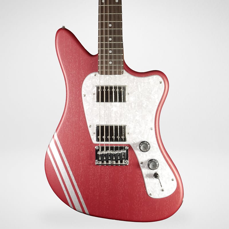 Cream T Guitars Crossfire SRT-6 - Inferno Red w/ Stripe #SO22UND image 1
