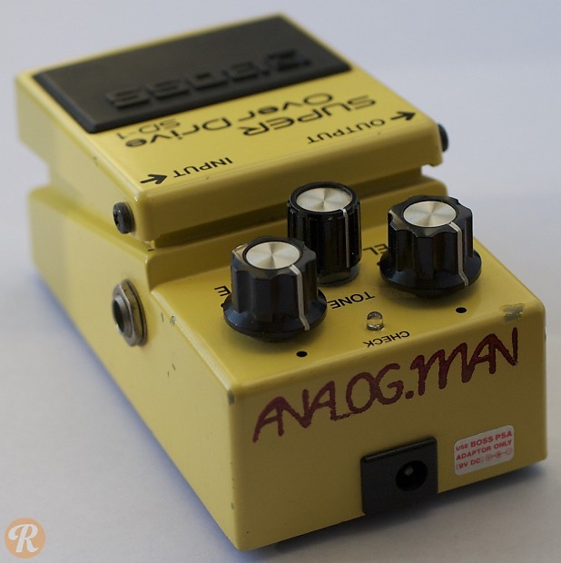 Boss SD-1 Super Overdrive w/ Analogman Mod | Reverb