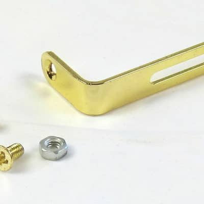Guard Bracket with Nut + Screws for LP or Others in Gold Tone Guitar Free USA Shipping image 2