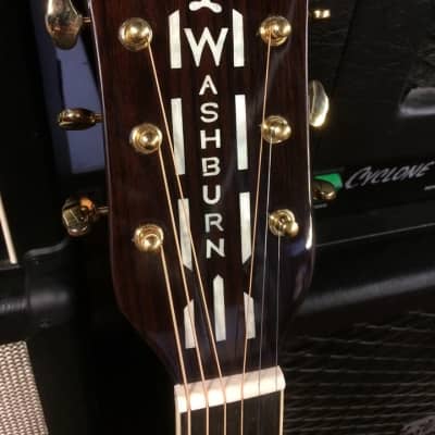 Washburn WSD5240 Warren Haynes Signature Model Acoustic Guitar w/Hard Case - Natural Gloss [ProfRev] image 6