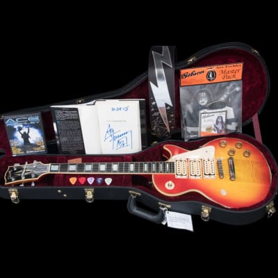 Gibson Custom Shop Ace Frehley Budokan Les Paul #1 Signed & Aged and OWNED! Signed boots, strap & book image 6
