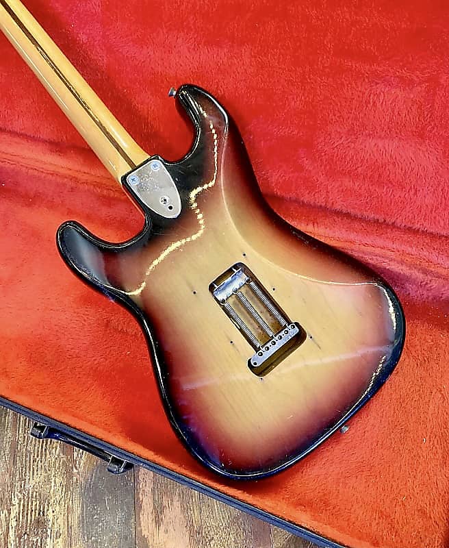 Fernandes Burny Custom strat 1976 Sunburst original vintage