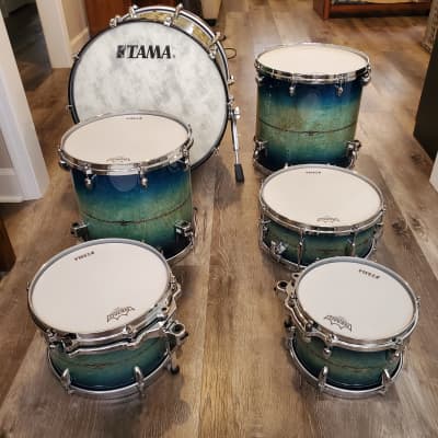 Tama star bubinga limited edition online 5pc drum set red viking