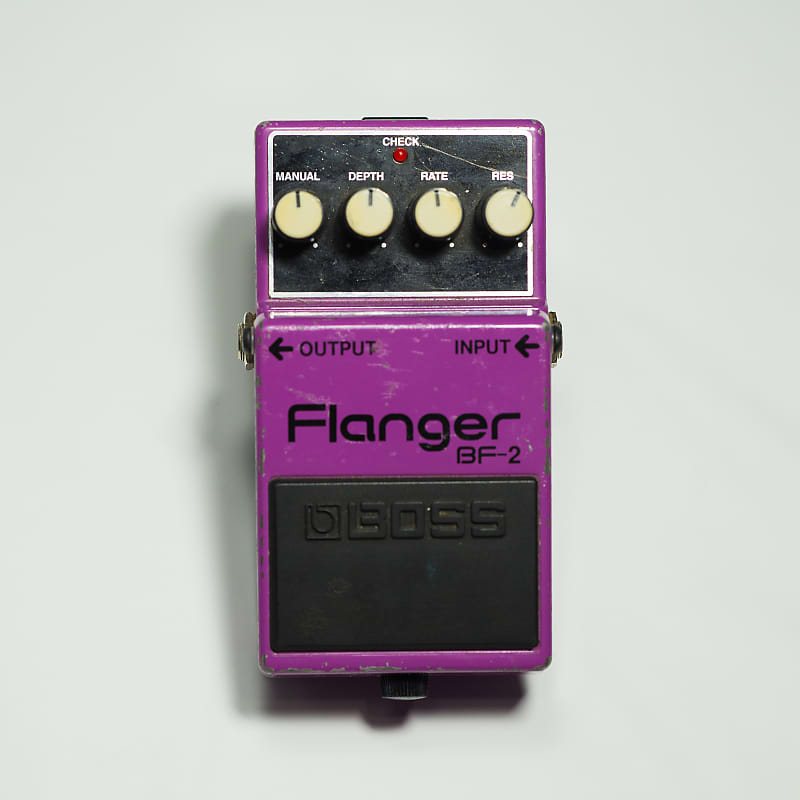 Boss BF-2 Flanger 1984-1990 (Green Label) Made In Japan | Reverb