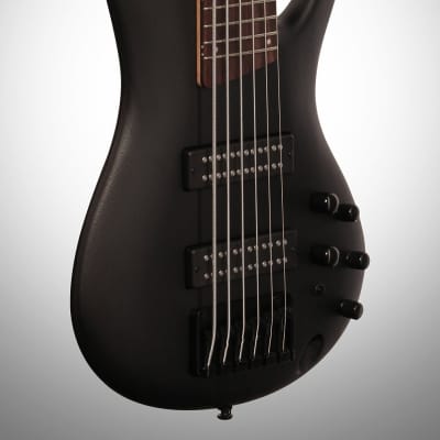 Ibanez SR306E Electric Bass, 6-String, Weathered Black image 4