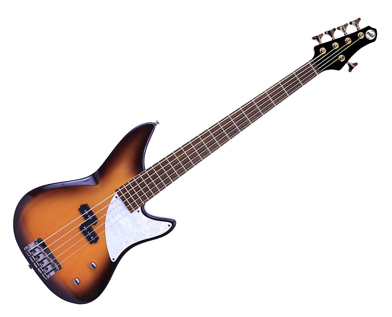 MTD Kingston CRB 5 5-String Bass Guitar - Amber Burst - B-Stock image 1